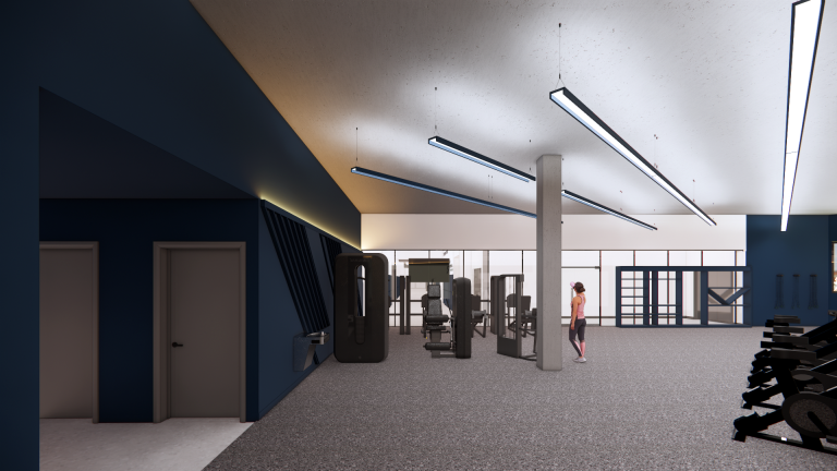 SCA Athletic training facility - rendering