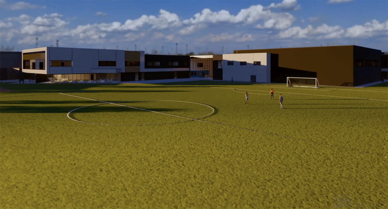 SCA Soccer Field - rendering